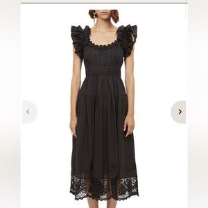 Ulla Johnson Leona Dress in Noir size 10